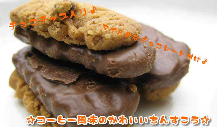 ちんすこうカフェショコラは、チョコチップ入りでマイルドなチョコレートの二段重ね！