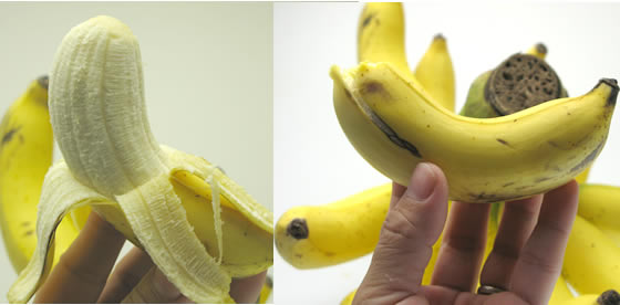 「島バナナ」の大きさ画像